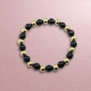 obsidian & hematite protection bracelet